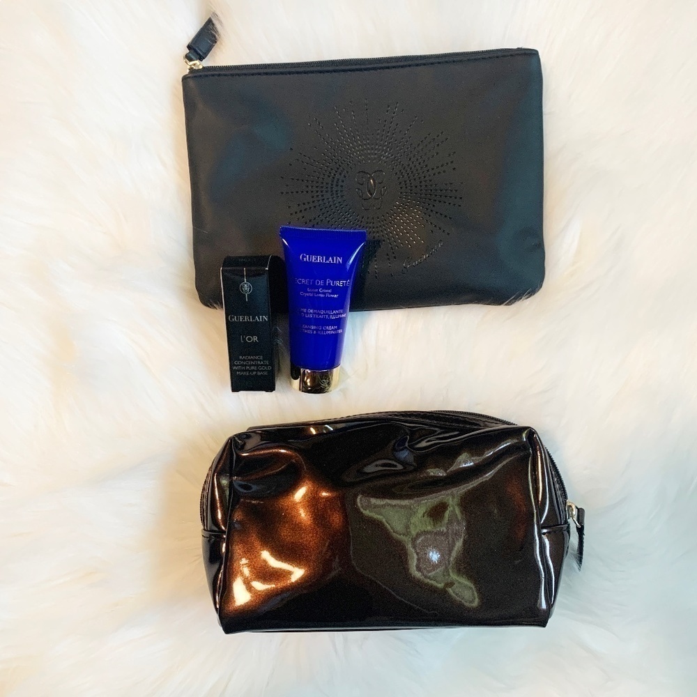 1-Guerlin & 1-Laura Mercier Cosmetic Bags